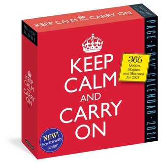 2021 Keep Calm and Carry on Page-A-Day Calendar