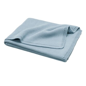 PLETENÁ DEKA UNI BLUE FOG