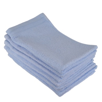 Sada UNI froté ručníků na ruce světle modré 30x50 cm - 6 ks