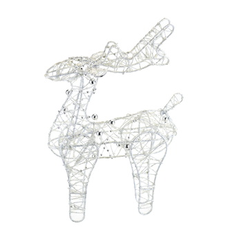 Sob s perličkami bílý