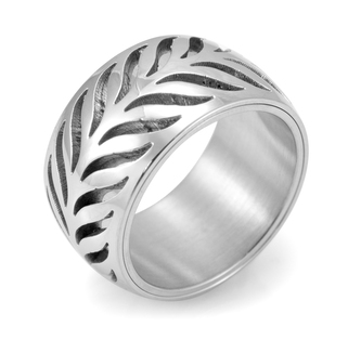 Prsten TIRE II - chirurgická ocel, velikost 7 (EU: 54 - 56)