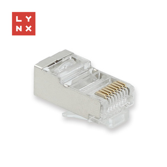 LYNX konektor STP Cat5e, 30µ, 100ks