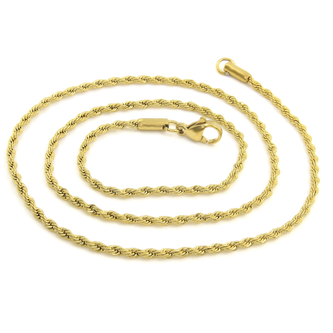 Tenký řetízek VALIS GOLD 45/0,2 cm - chirurgická ocel