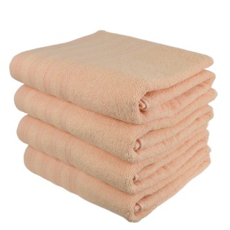 Sada froté osušek UNI lososové 70x130 cm - 4 ks