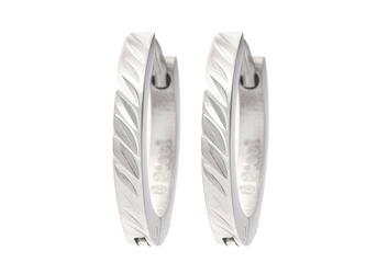 Náušnice KROUŽKY VZOROVANÉ - chirurgická ocel