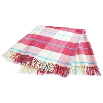 Vlněná deka ROMA bordó 130x170 cm