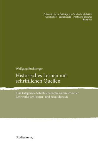 Historisches Lernen mit schriftlichen Quellen