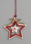 Závěsná červená hvězda