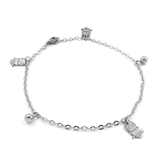 Řetízek na nohu SOVIČKA - chirurgická ocel