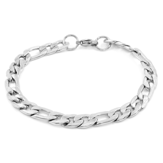 Náramek FIGARO VZOR II 0,6 cm - chirurgická ocel, délka 22 cm