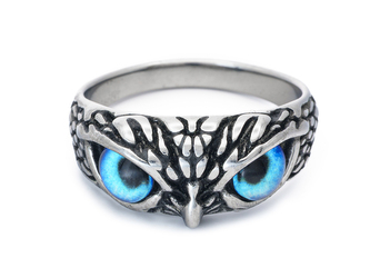 Prsten SOVA - chirurgická ocel, velikost 6 (EU: 51,5 - 53,5)