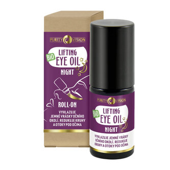 Purity Vision Liftingový roll-on olej na oční okolí (5 ml) - noční - vyhlazuje jemné vrásky a regeneruje oční okolí