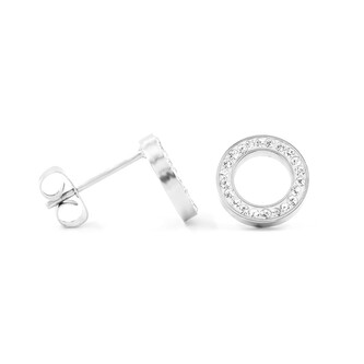Náušnice MINI KROUŽEK s kamínky - chirurgická ocel