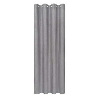Zatemňovací závěs s očky - světle šedá, 245 mm, 140 mm