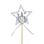 Zápich hvězda s glitrem 7x8/30 cm