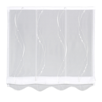 Římská roleta z materiálu 632, stříbrná - světle šedá, 170 mm, 100 mm