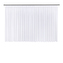 Záclona Marina, bílá, řasící páska - 175 mm, 600 mm