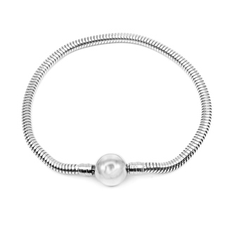 Náramek STORIES KULIČKA - chirurgická ocel, délka 21 cm