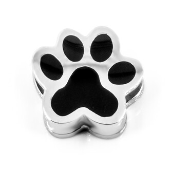 Přívěsek na plochý náramek TLAPKA - chirurgická ocel