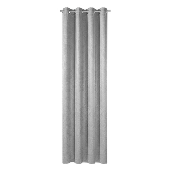 Záclona s kroužky, embosovaná - šedá, 245 mm, 145 mm