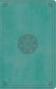 ESV Large Print Value Thinline Bible (Trutone, Turquoise, Emblem Design)