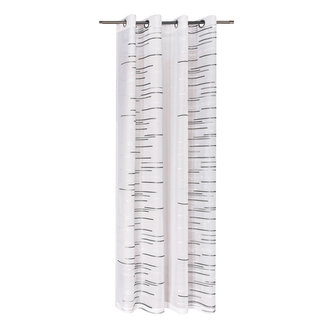 Závěs s kovovými očky Scherli, antracit - 245 mm, 140 mm