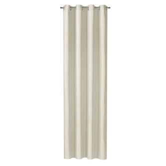 Záclona s kroužky z dekorační látky - béžová, 245 mm, 140 mm
