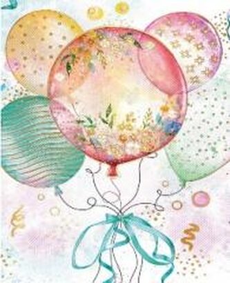 Karnet mini B8 Bukiet balonów