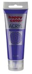 Farba akrylowa 75ml fioletowa pastel HAPPY COLOR