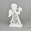 Anděl dřevěný bílý