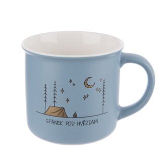 Hrnek porc. Cestování 0,4 l modrá CZ