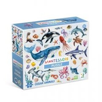 Puzzle 200 Montessori Zwierzęta oceaniczne