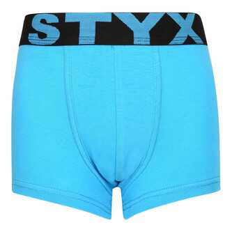 Dětské boxerky Styx sportovní guma světle modré (GJ1169) 12-14 let