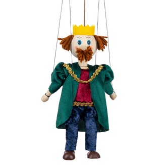 Král 20 cm, dřevěná loutka