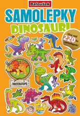 Samolepkový sešit - A5 - Dinosauři
