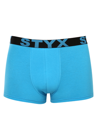 Pánské boxerky Styx sportovní guma světle modré (G1169) L