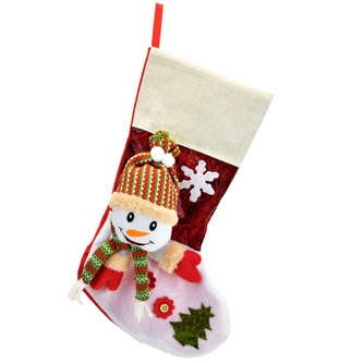 Punčocha se sněhulákem 43 cm