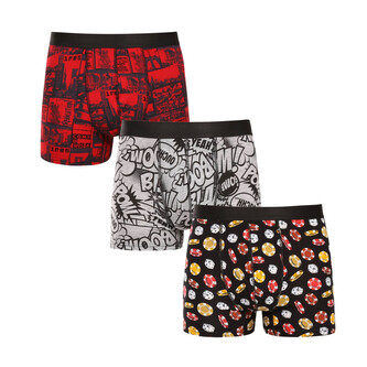 3PACK pánské boxerky Nedeto vícebarevné (3NBV1) L
