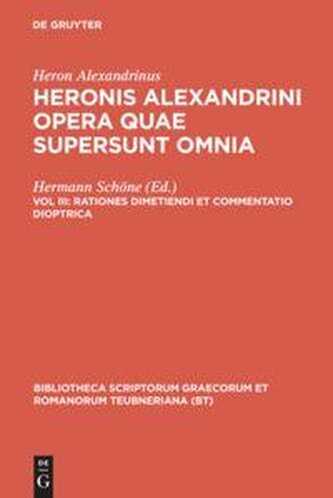 Rationes dimetiendi et commentatio dioptrica