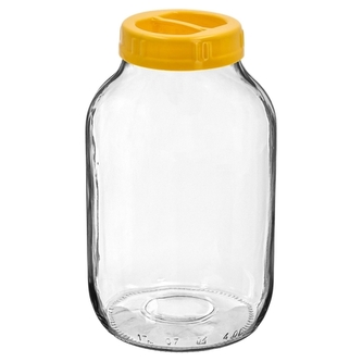 Browin Sklenice 4l s víčkem 100, uzávěr s rukojetí