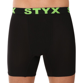 Pánské boxerky Styx long sportovní guma černé (UN2960) XXL