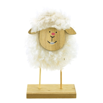 Beránek plyšový 15 cm