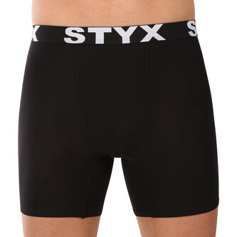Pánské boxerky Styx long sportovní guma černé (UN0960) XL