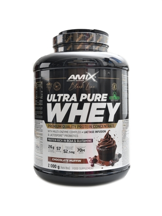 Amix - Black line Ultra pure whey 2000 g - chocolate muffin