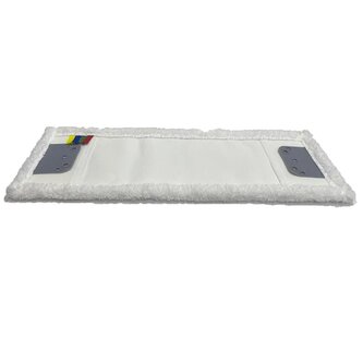 Návlek mopu 40 cm Duo mikrovlákno, kapsa a jazyk s kroužky