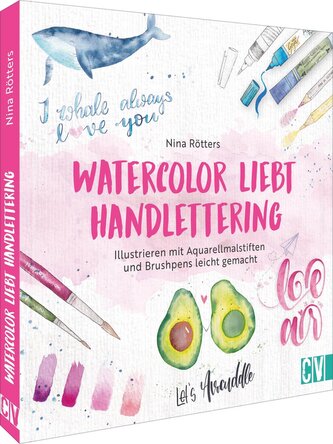 Watercolor liebt Handlettering