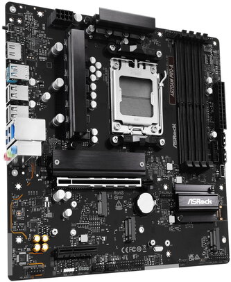 ASRock A620AM PRO-A (AM5, amd A620A, 4xDDR5 8000MHz, PCIE 4.0, HDMI, 2xSATA3 +2xM.2, USB3.2 G1, 1x2.5GLAN, mATX)