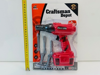 WIERTARKA CZERWONA B/O BLISTER 6204A-1