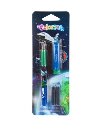 Pero na bombičky COLORINO NASA na blistru + bombičky 2 ks