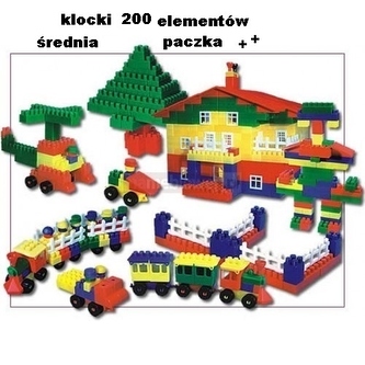 KLOCKI 200 WOREK RELAKS TOYS